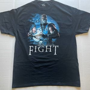 Street Fighter Mortal Combat T-Shirt Size XL‎ Black
